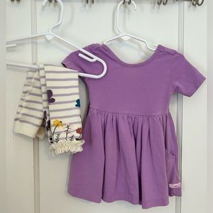 Ruffle Butts dress with matching pants